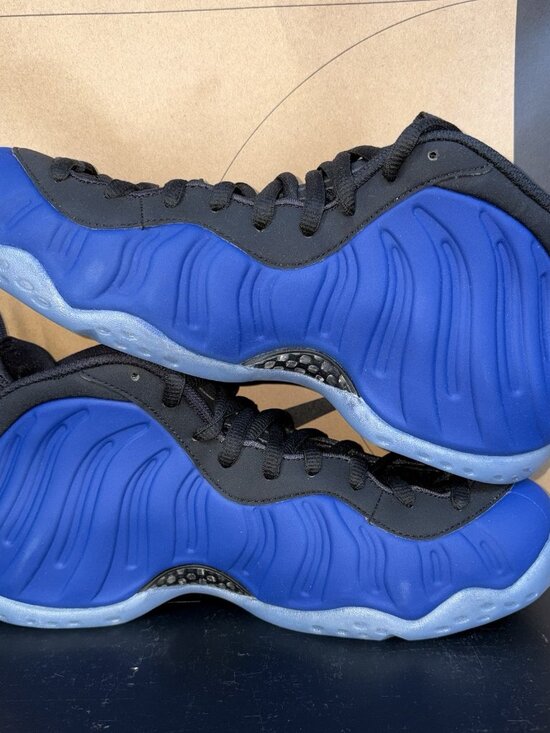 NEW Nike Air Foamposite One Deep Royal Blue Black HJ5195-400 Men Size 9.5